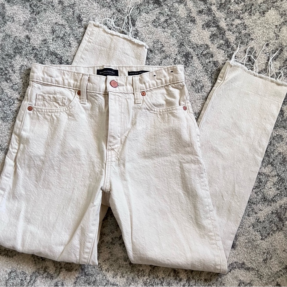 Banana Republic High Rise Straight Jean